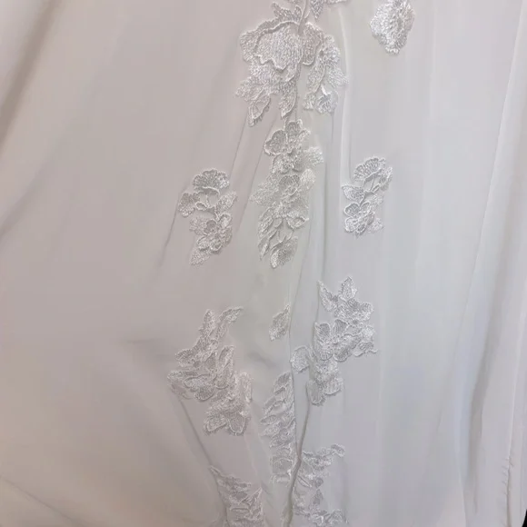 NEW Mori Lee Ailani Ivory Bridal Gown Wedding Dress Style 5873 Size 10 - Picture 15 of 16